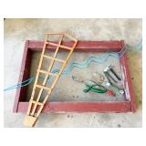SOIL SIFTER; GARDEN TOOLS; PLANT STAKES; TRELLIS