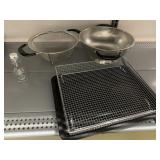 STRAINER, COFFEE CANISTER, ETC.