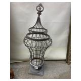 METAL TOPIARY 27" H