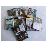 GROUP OF DVDS WAR MOVIES STAR TREK VHS 1996 FLOOD