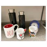 OGGI THERMOS, COFFEE MUG, CLOCK