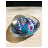 RANDY STRONG ART GLASS ABSTRACT SIGNED