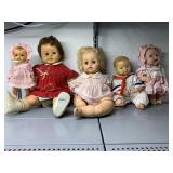 5 DOLLS INCLUDING AMERICAN CHARACTER, IDEAL TOY