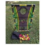 PITCHING YARD GAME WITH 2 KINDS OF TOSSING BAGS