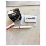 LAMY FOUNTAIN PEN WITH INK CARTRIDGES, BOTTLE OF