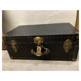 VINTAGE TRUNK/CHEST WITH KEY 12.5" H X 30.25" W X