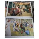 CARL LARSSON SWEDISH ARTIST FRAMEABLE PRINTS 19X