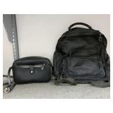 GILL HANDBAG LEATHER NEW, BACKPACK USED