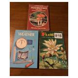 GOLDEN PRESS POCKET GUIDEBOOKS MUSHROOMS WEATHER