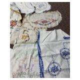 VINTAGE DOILIES, HAND TOWELS, PLACEMATS ETCETERA
