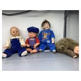GROUP OF FOUR DOLLS INCLUDING ANN GHDDES, KATHY