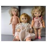 VINTAGE DOLLS, DELUXE READING HARD PLASTIC
