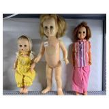 VINTAGE 60S DOLLS, CHRISSY DOLL GROWING HAIR,
