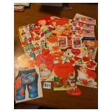 ASSORTED UNUSED VALENTINE CARDS