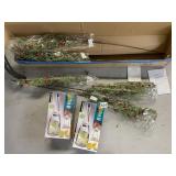 ARTIFICIAL STEMS FOR CHRISTMAS DECORATING, TWO