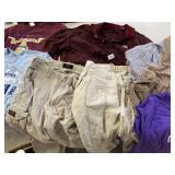 VARIETY OF CLOTHING SIZE LARGE SHIRTS, OLD NAVY