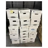 30 FILE STORAGE BOXES