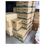 34 BANKER FILE STORAGE BOXES
