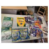 MAGAZINES, CRAYOLA STICKERS, FORD EXPLORER REPAIR