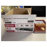 BLU-RAY DISK DVD STREAM PLAYER NEW, WHITE TAIL