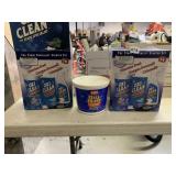 OXI-CLEAN 2 BOXES NEW AND CONTAINER