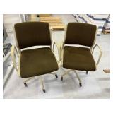 2 ROLLING OFFICE CHAIRS