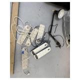 GROUP OF PLUG BARS AND A CLIP-ON LIGHT