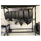 ROLLING TIRE RACK EXCELLENT CONDITION ROLLING