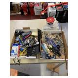 DESK DRAWER SUPPLIES INCLUDING TIE DOWNS, PHOTO