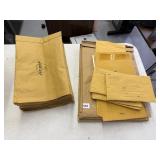 PACKING ENVELOPES INCL. PADDED