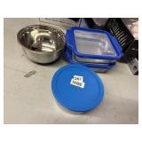 FOOD STORAGE, STAINLESS BOWL