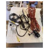 EXTENSION CORD, FISHING REEL, ETC.
