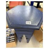 PAINTED OCTAGON BLUE TABLE