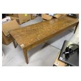 MCM WOOD COFFEE TABLE