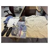 M TRAVEL SMITH SHIRT, TIES ETC.