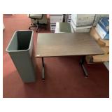 TABLE FORMICA TOP 36" X 24 X 26.5 IRON BASE &