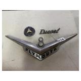 PLYMOUTH HOOD ORNAMENT, DIESEL