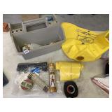 LIQUID NAILS, PIPE LEAK DIVERTERS, WOOD RULER,
