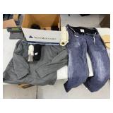DENIM FINISH INSULATED PANTS, JACKET