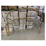 62" BRASS HEADBOARD/FOOTBOARD NO SIDE RAILS
