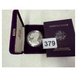 AMERICAN EAGLE PROOF SILVER 1 OZ  BULLION