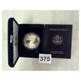 1995 SILVER BULLION 1 OZ COIN IN HOLDER