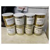 8 CANS INCLUDING BAKING SODA SAUSAGE TVP, EGG