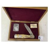 CASE ZIPPO LIGHTER AND KNIFE 03910