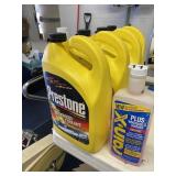 PRESTONE ANTIFREEZE 2 FULL, 3/4 ON ONE, 1/8ON 4TH