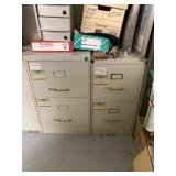 2 DRAWER FILE CABINETS ONE LETTER ONE LEGAL