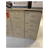 2 FILE CABINETS 3 DRAWERS