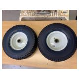 2 FLAT FREE REPLACEMENT WHEELS 13X5 .0 -6 NHS