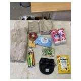 TOWELS, HAND WIPES, GLOW STICKS, BABY WIPES, NEW