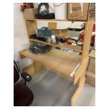 WOODWORK CABINET/ DESK NO CONTENTS
